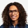 Intrepid Gray Striped AcetateEyeglass Frames for Men from EyeBuyDirect