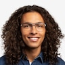 Gustave Silver Clear AcetateEyeglass Frames for Men from EyeBuyDirect