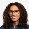 Boscus Clear Blue Silver AcetateEyeglass Frames for Men from EyeBuyDirect