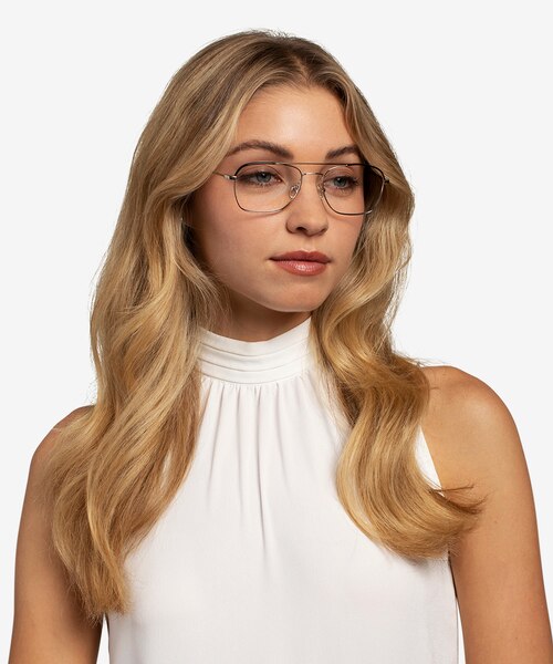 Arizona Silver Black AcetateEyeglass Frames for Women from EyeBuyDirect