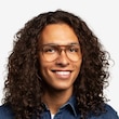 Cumulus Clear Brown Silver AcetateEyeglass Frames for Men from EyeBuyDirect