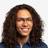 Cumulus Clear Brown Silver AcetateEyeglass Frames for Men from EyeBuyDirect