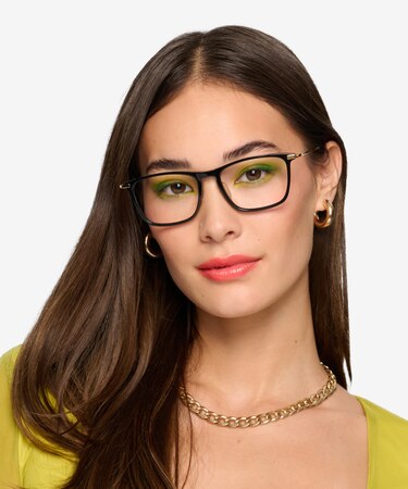 Black Gold Estuary -  Acetate Eyeglasses