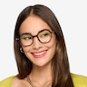 Carmelo Black Gold AcetateEyeglass Frames for Women from EyeBuyDirect