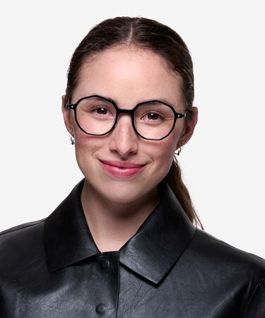 Black Silver Carmelo -  Acetate Eyeglasses