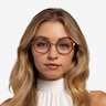 Atami Tortoise Matte Gold AcetateEyeglass Frames for Women from EyeBuyDirect