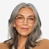 Kofu Brown Gold AcétateMontures de lunettes de vue pour Femmes d'EyeBuyDirect