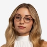 Myoko Tortoise Gold AcétateMontures de lunettes de vue pour Femmes d'EyeBuyDirect