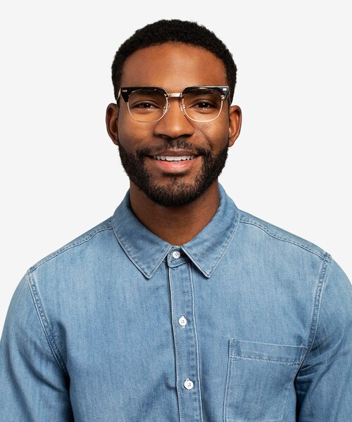 Nichibotsu Tortoise Gold AcetateEyeglass Frames for Men from EyeBuyDirect