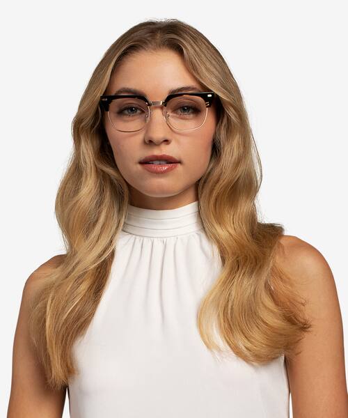 Tortoise Gold Nichibotsu -  Acetate Eyeglasses