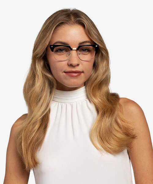 Nichibotsu Black Gold AcetateEyeglass Frames for Women from EyeBuyDirect