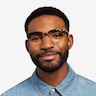 Komorebi Tortoise Bronze AcetateEyeglass Frames for Men from EyeBuyDirect