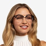 Komorebi Black Silver AcetateEyeglass Frames for Women from EyeBuyDirect
