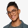 Tonight Black Gold AcetateEyeglass Frames for Men from EyeBuyDirect