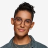 Lonsdale Clear Purple Light Gold AcetateEyeglass Frames for Men from EyeBuyDirect