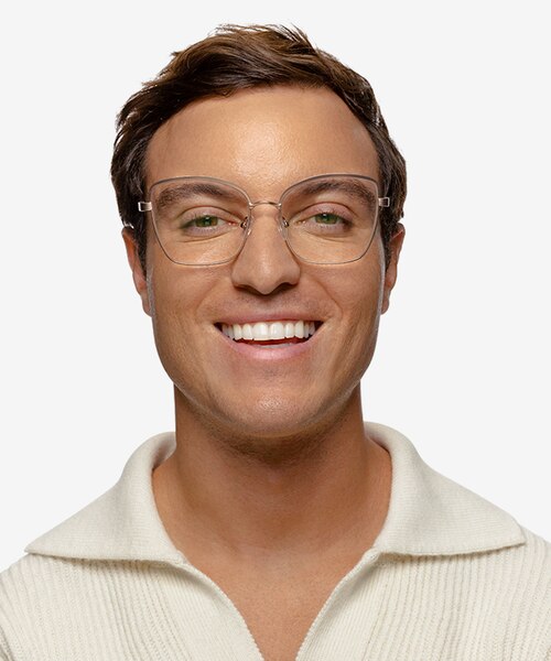 Beginning Rose Gold Floral AcetateEyeglass Frames for Men from EyeBuyDirect