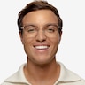 Beginning Rose Gold Floral AcetateEyeglass Frames for Men from EyeBuyDirect