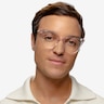 Carolina Clear Pink AcetateEyeglass Frames for Men from EyeBuyDirect