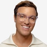 Carolina Clear Purple AcetateEyeglass Frames for Men from EyeBuyDirect