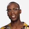 Actor Black Gold AcetateEyeglass Frames for Men from EyeBuyDirect