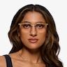 Witty Clear Yellow Silver AcétateMontures de lunettes de vue pour Femmes d'EyeBuyDirect