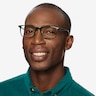 Pierce Dark Green AcetateEyeglass Frames for Men from EyeBuyDirect