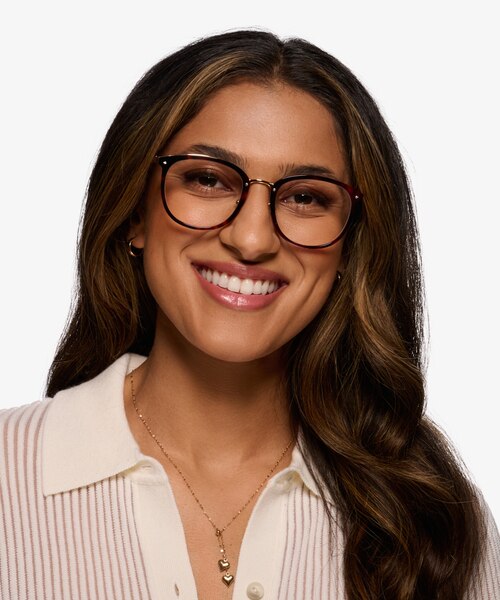 Yves Tortoise Gold AcetateEyeglass Frames for Women from EyeBuyDirect