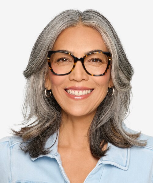 Delancey Tortoise Gold AcetateEyeglass Frames for Women from EyeBuyDirect