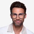 Margot Teal Gold AcetateEyeglass Frames for Men from EyeBuyDirect