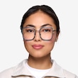 Margot Teal Gold AcetateEyeglass Frames for Women from EyeBuyDirect