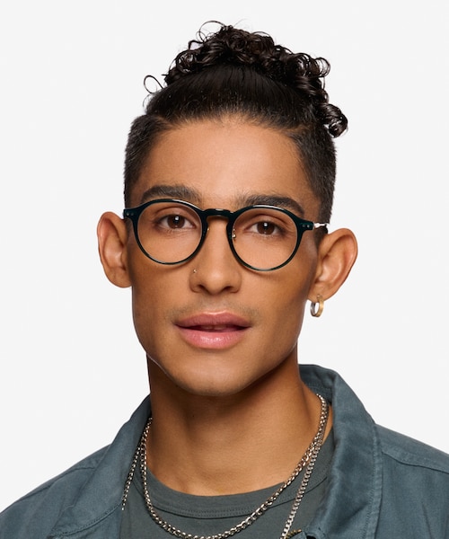 Tilly Green Gold AcetateEyeglass Frames for Men from EyeBuyDirect