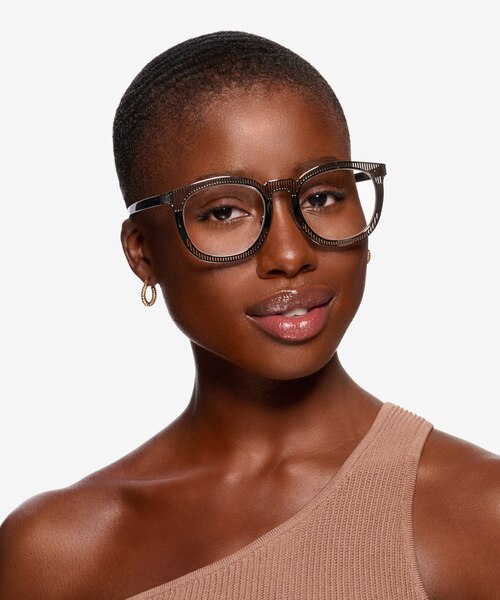 Wright Silver AcetateEyeglass Frames for Women from EyeBuyDirect