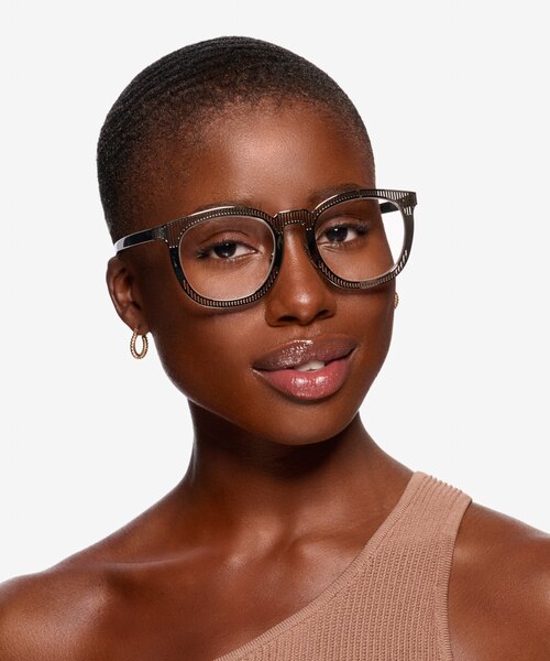 Wright Silver AcetateEyeglass Frames for Women from EyeBuyDirect