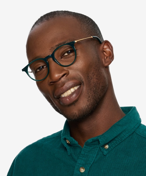 Volta Dark Green AcetateEyeglass Frames for Men from EyeBuyDirect