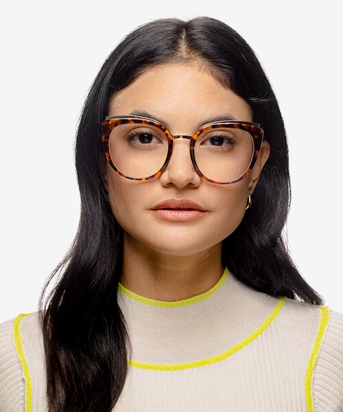 Bombay Tortoise Gold AcetateEyeglass Frames for Women from EyeBuyDirect