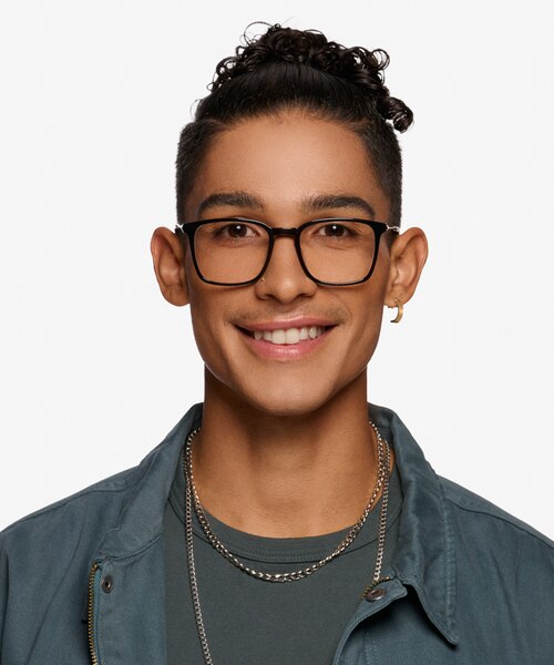 Local Black Gold AcetateEyeglass Frames for Men from EyeBuyDirect
