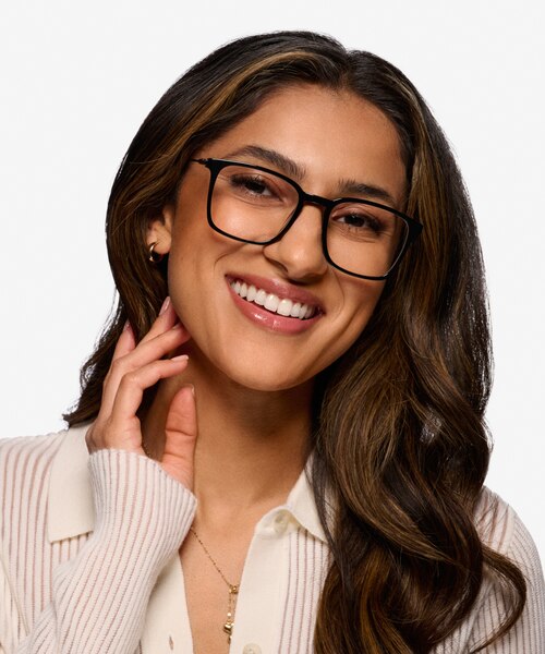 Local Black Gold AcetateEyeglass Frames for Women from EyeBuyDirect