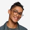 Tourist Black Gold AcetateEyeglass Frames for Men from EyeBuyDirect