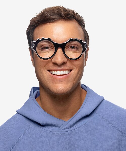 Audition Black Clear AcetateEyeglass Frames for Men from EyeBuyDirect