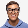 Audition Black Clear AcetateEyeglass Frames for Men from EyeBuyDirect