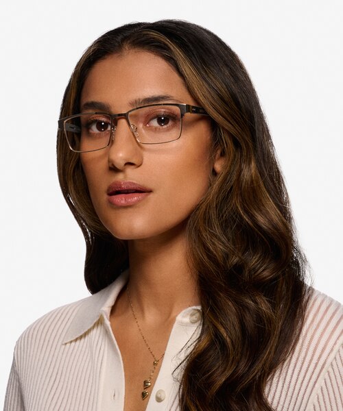 Victory Gold Olive Carbon-fiberMontures de lunettes de vue pour Femmes d'EyeBuyDirect
