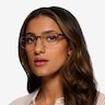 Victory Gold Olive Carbon-fiberMontures de lunettes de vue pour Femmes d'EyeBuyDirect
