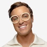 Plumeria Yellow Floral AcetateEyeglass Frames for Men from EyeBuyDirect