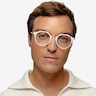Phoebe Black White AcetateEyeglass Frames for Men from EyeBuyDirect
