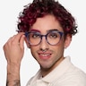 Swerve Clear Blue AcetateEyeglass Frames for Men from EyeBuyDirect