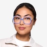 Ellipse Purple AcetateEyeglass Frames for Women from EyeBuyDirect