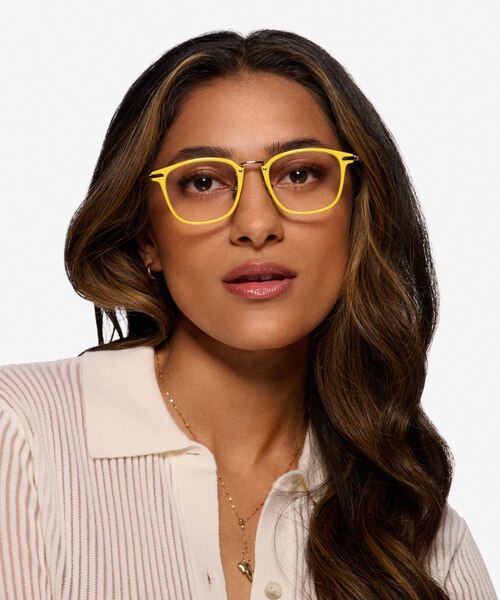 Terra Yellow AcetateEyeglass Frames for Women from EyeBuyDirect
