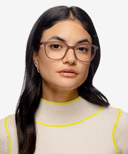 Brulee Dark Brown PlasticEyeglass Frames for Women from EyeBuyDirect