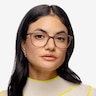 Brulee Dark Brown PlasticEyeglass Frames for Women from EyeBuyDirect