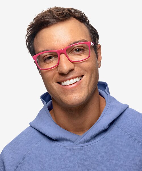 Polis Rose AcetateEyeglass Frames for Men from EyeBuyDirect